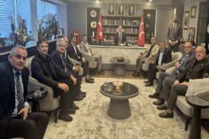 Silivrili muhtarlardan Volkan Yılmaz’a hayırlı olsun ziyareti