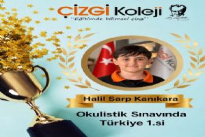 Silivri Çizgi Koleji Öğrencisi Halil Sarp Kanıkara Okulistik Sınavında Türkiye 1’incisi