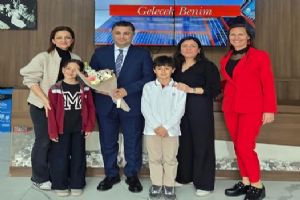 Silivri Mektebim Koleji’nde Emniyet Müdürü Okan Büzkaya’ya anlamlı ağırlama
