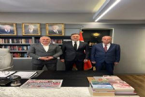 Silivri ve Çatalca AK Parti İlçe Başkanlarından Volkan Yılmaz’a tebrik ziyareti