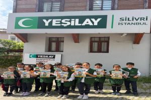 Silivri Yeşilay Şubesi’nde minik misafirler ağırlandı
