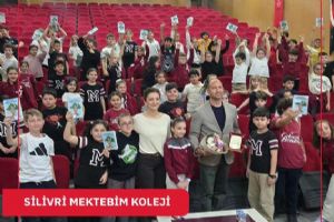 Silivri Mektebim Koleji öğrencileri Yazar Alper Karaağaç ile buluştu