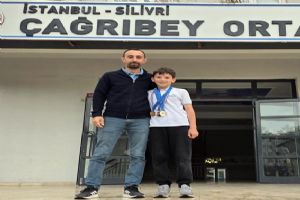 Silivri Çağrıbey Ortaokulu öğrencilerinden sporda gururlandıran başarılar