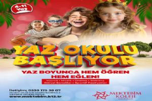 Silivri Mektebim Koleji Yaz Okulu için kayıtlar başladı