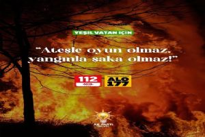 Silivri AK Parti'den ormanlar ve tarım alanları için duyarlılık çağrısı