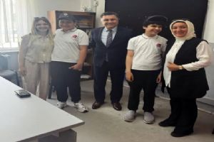 Silivri İlçe Emniyet Müdürü Okan Büzkaya Ortaköy Sezin Öztaş Ortaokulu’nda öğrencilerle buluştu