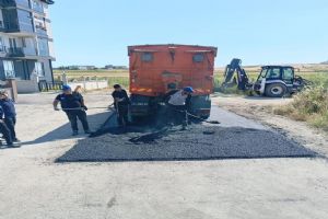 Silivri Belediyesi’nden yollarda bakım ve onarım mesaisi
