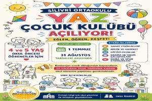 Silivri Ortaokulu’ndan “Yaz Çocuk Kulübü”