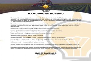 Tarım Arazilerinde Ecrimisil Bedeli 15 bin TL’den 2 bin 500 TL’ye düşürüldü