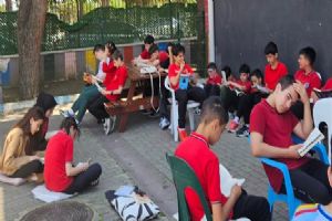 link Selimpaşa Ahmet Ziylan Ortaokulu'nda kitaplarla dolu bir gün
