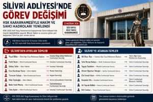 link Silivri Adliyesi’nde görev değişimi