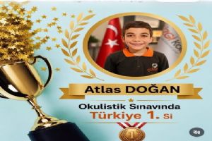 link Silivri Çizgi Koleji öğrencisi Atlas Doğan Türkiye Birincisi oldu