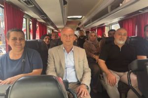 link Silivri AK Parti ilçe teşkilatı, metro hattı açılışına katıldı