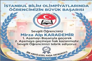 link İstanbul Bilim Olimpiyatlarında Silivri’ye gurur