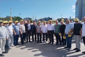 link Silivri Şoförler Odası yönetimi, Martı TAG’a karşı Çağlayan’da ortak tepkiye destek oldu