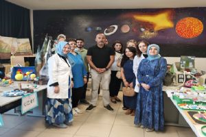 Silivri Şehit Emre Sarıtaş Lisesi'nde Fen Bilimleri Sergisine yoğun ilgi