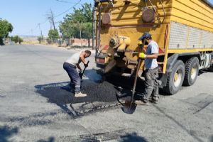 link Silivri'de yol bakım ve onarım çalışmaları sürüyor