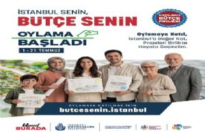 'Bütçe Senin' oylaması başladı: İstanbullular projeleri seçecek