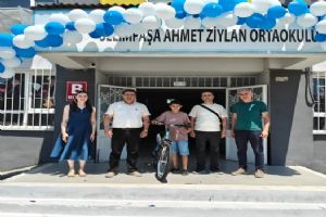 link Örnek davranışlarıyla bisiklet ödülünün sahibi oldu