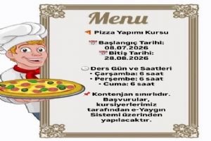 link Silivri’de Pizza Yapımı Kursu açılıyor