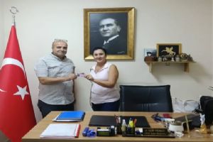 Silivri ADD'den Cengiz Dinçer’e Üyelik Kartı takdimi
