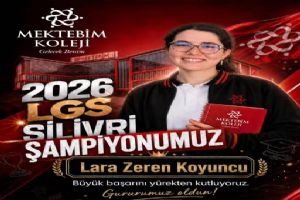 link Silivri Mektebim öğrencisi Lara Zeren Koyuncu, 2026 LGS Şampiyonu oldu