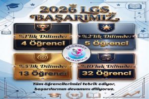 link Silivri Çağrıbey Ortaokulu öğrencilerinden LGS’de gurur tablosu