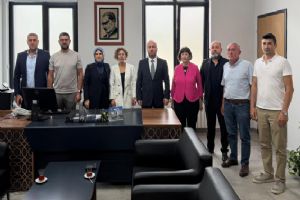 link Silivri MHP İlçe Başkanı Yalçın ve yeni yönetiminden Tapu Müdürü İnsel’e ziyaret