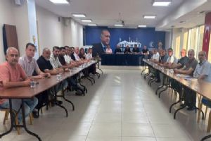 Silivri AK Parti yönetimi haftalık toplantısını gerçekleştirdi