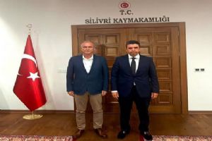 link Silivri AK Parti İlçe Başkanı Barlas'tan Kaymakam Eren'e hayırlı olsun ziyareti