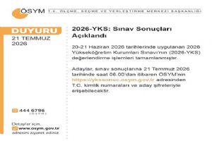 link 2026 YKS sonuçları açıklandı