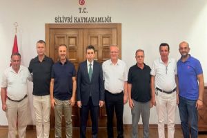 Silivri Ziraat Odası'ndan Kaymakam Murat Eren'e hayırlı olsun ziyareti