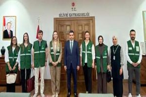 Silivri Yeşilay Şubesi'nden Kaymakam Murat Eren'e hayırlı olsun ziyareti