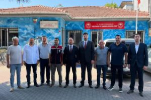link Silivri MHP heyetinden İlçe Tarım Müdürü Serkan Güneş'e ziyaret