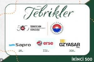 link Silivri Sanayici ve İş Adamları Derneği'nden İSO ikinci 500’e giren firmalara tebrik