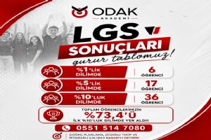Silivri Odak Akademi’den LGS 2026’da gururlandıran başarı