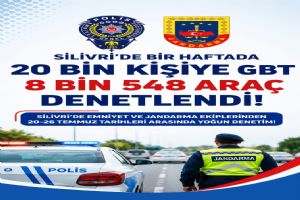 link Silivri'de bir haftada 20 bin kişiye GBT, 8 bin 548 araç denetlendi