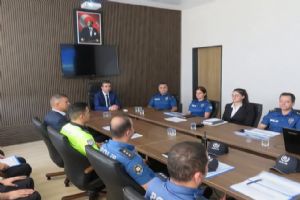 Silivri Kaymakamı Murat Eren'den Silivri Emniyet Müdürlüğü'ne ziyaret