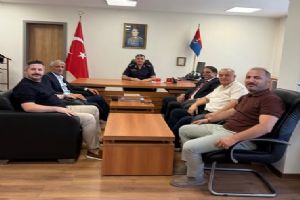 Silivri Rizeliler Derneği'nden Jandarma Komutanı Çendik'e hayırlı olsun ziyareti