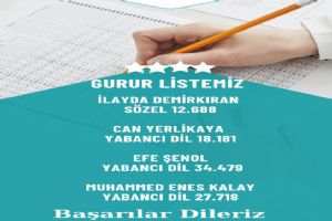 Silivri Değirmenköy BİST ÇPAL YKS tablosunu paylaştı