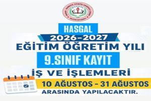 Silivri HASGAL Anadolu Lisesi'nde 9. Sınıf kayıtları 10 Ağustos'ta başlıyor
