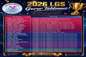 link Silivri Çağrıbey Ortaokulu LGS'de başarı tablosuyla gururlandırdı