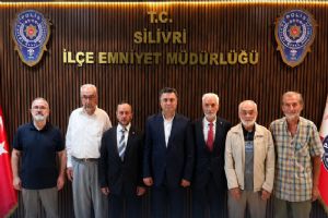 Silivri Saadet Partisi'nden Emniyet Müdürü Büzkaya'ya ziyaret