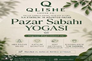 link Silivri Qlıshe Coffee’den pazar sabahlarına yoga etkinliği