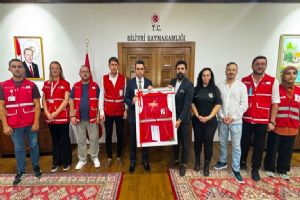 link Silivri Kızılay’dan Kaymakam Eren’e hayırlı olsun ziyareti