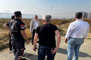 Silivri AK Parti İlçe Başkanı Barlas, Fener-Akören’de yangın bölgesini inceledi
