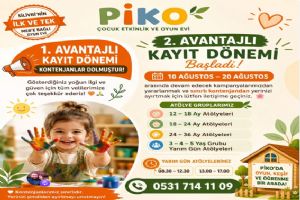 Silivri Piko Çocuk Etkinlik ve Oyun Evi'nde ikinci avantajlı kayıt dönemi başladı