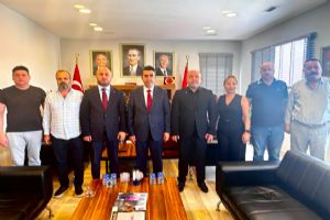 Silivri Kaymakamı Eren, MHP İlçe Başkanı Yalçın ile bir araya geldi