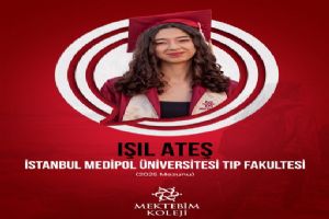 Silivri Mektebim Koleji öğrencisi Işıl Ateş Tıp Fakültesini kazandı
