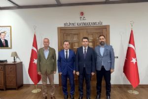 link Turan, Barlas ve Kutlu’dan Silivri Kaymakamı Eren’e ziyaret